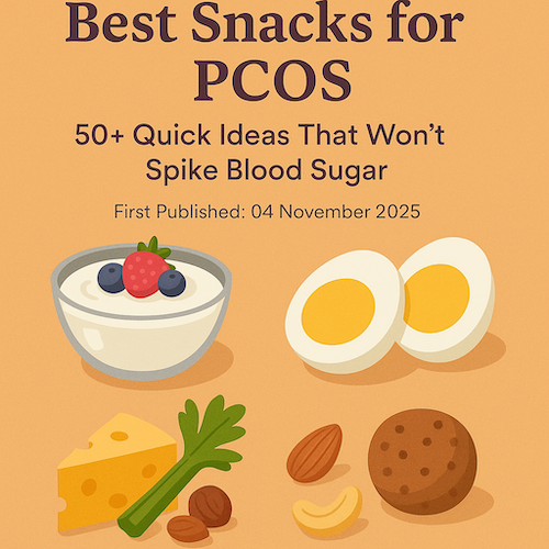 Best Snacks for PCOS: 50+ Quick Ideas That Won't Spike Blood Sugar