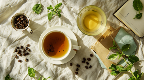 Decaf Coffee vs Green Tea, Managing PCOS Symptoms