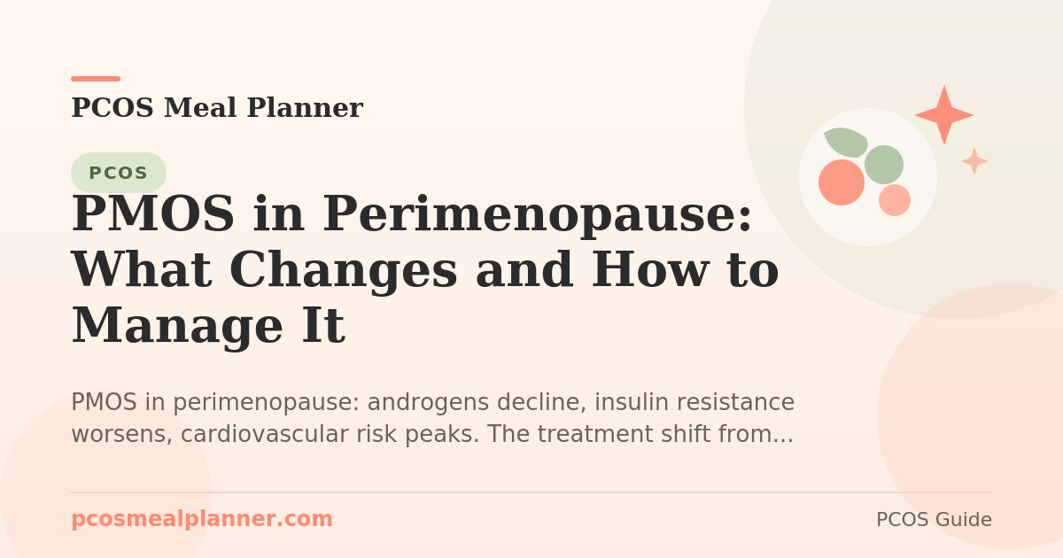 PMOS in Perimenopause: What Changes and How to Manage It - PCOS Meal Planner Guide