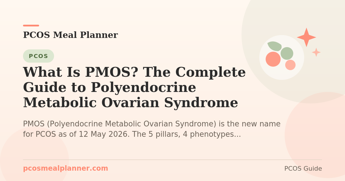 What Is PMOS? The Complete Guide to Polyendocrine Metabolic Ovarian Syndrome - PCOS Meal Planner Guide