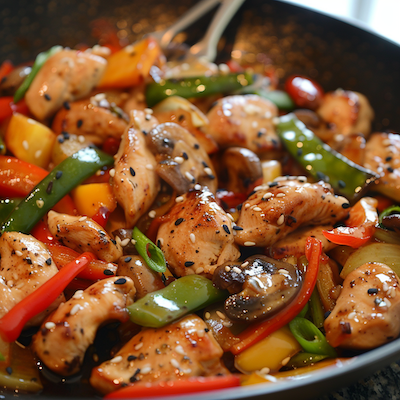 Blood Sugar Balancing Chicken and Vegetable Stir-Fry for PCOS