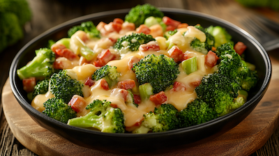 Broccoli with Cheese Sauce