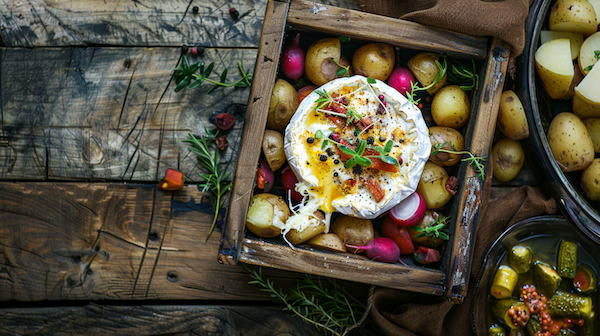 Camembert Baked in Its Box