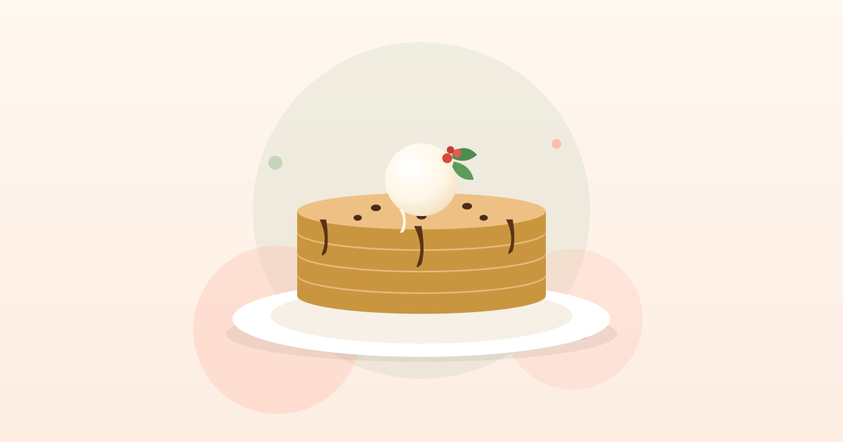 PCOS Friendly Christmas Cookie Ice Cream Style Pancakes